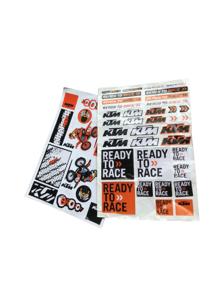 Waterproof A4 PVC Sticker Sheet for Outdoor Vehicles and Gear