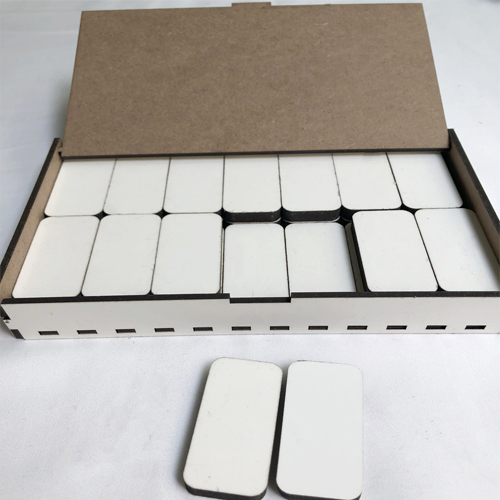 Sublimation blank dominos