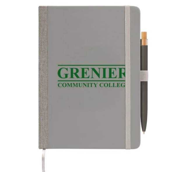 Hardcover Notebook & Pen Gift Set – Custom Logo Printed